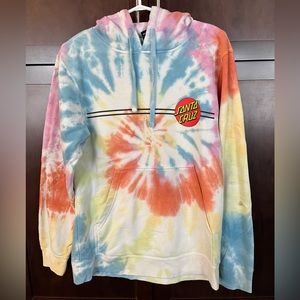 Santa Cruz tye dye hoodie